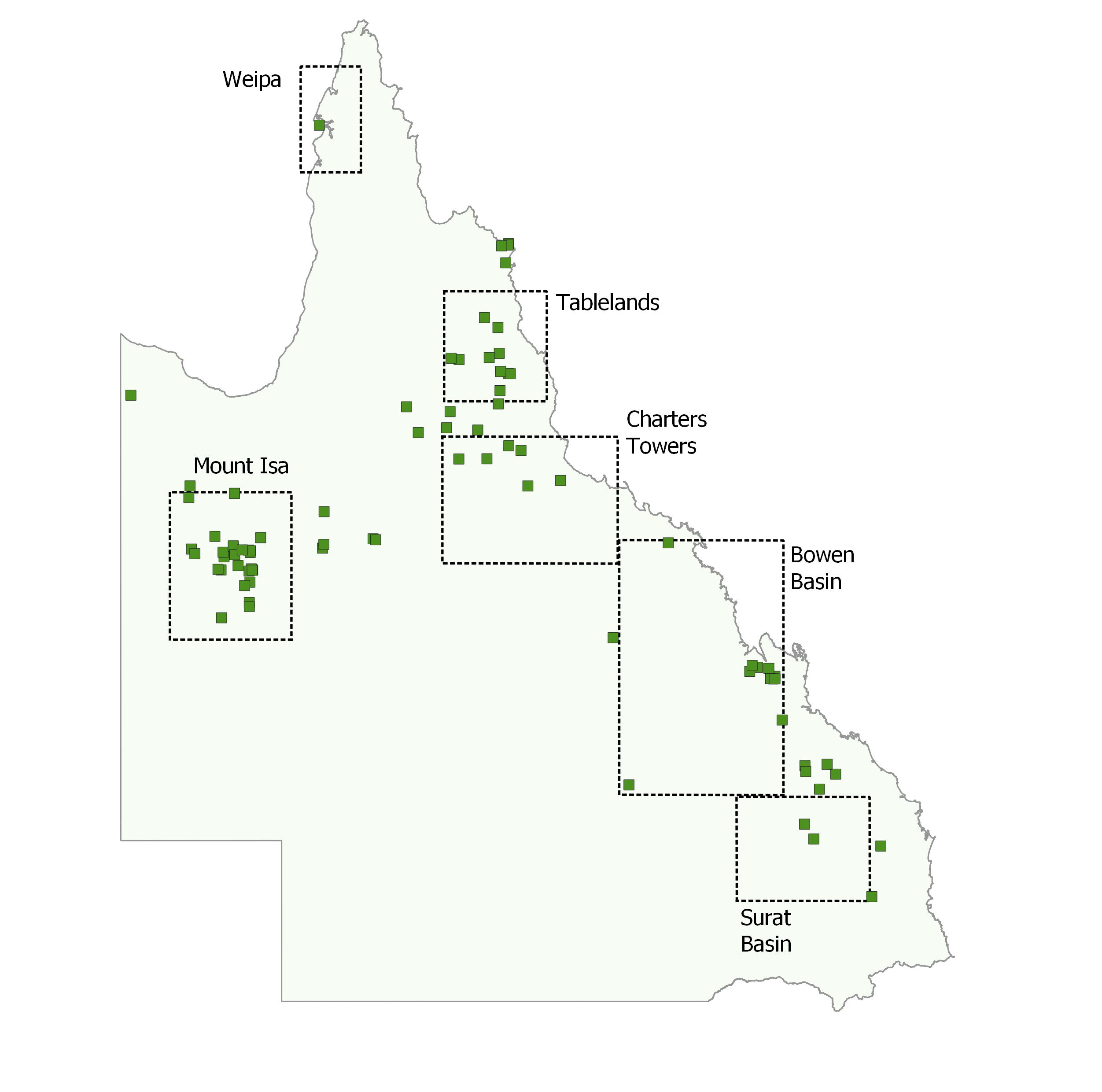 Queensland critical mineral mines